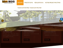 Tablet Screenshot of ideesbois.com